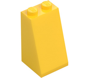 LEGO Yellow Slope 2 x 2 x 3 (75°) (Solid Studs) (98560)