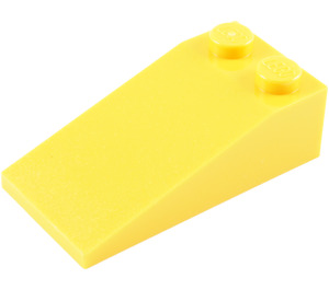 LEGO Geel Helling 2 x 4 (18°) (30363)