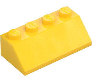 LEGO Jaune Pente 2 x 4 (45°) avec surface rugueuse (3037)