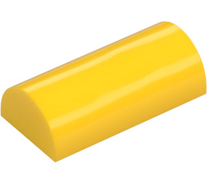 LEGO Yellow Slope 2 x 4 Curved with Groove (6192 / 30337)