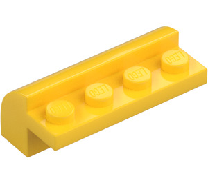 LEGO Giallo Pendenza 2 x 4 x 1.3 Curvo (6081)