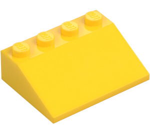 LEGO Žlutá Sklon 3 x 4 (25°) (3016 / 3297)