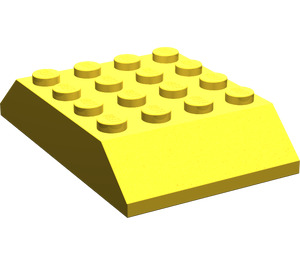LEGO Geel Helling 4 x 6 (45°) Dubbele (32083)