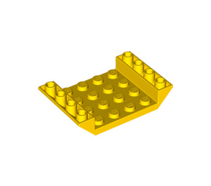 LEGO Yellow Slope 4 x 6 (45°) Double Inverted with Open Center with 3 Holes (30283 / 60219)