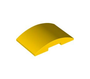 LEGO Yellow Slope 4 x 6 Curved with Cut Out (78522)
