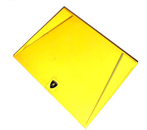 LEGO Yellow Slope 6 x 8 (10°) with Lamborghini Emblem Sticker (4515)