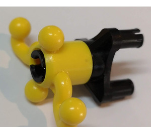 LEGO Yellow Small Wheel Hub and Steering Connector Assembly (50301)
