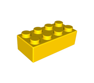 LEGO Yellow Soft Brick 2 x 4 (50845)