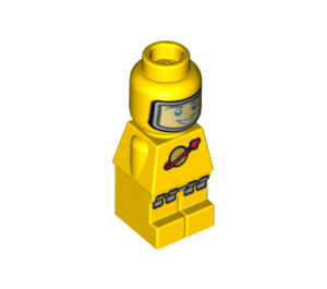 LEGO Geel Spaceman Micro-figuur