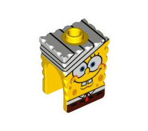 LEGO Gelb SpongeBob SquarePants Kopf mit Bandage (64170)