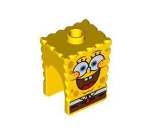 LEGO Gul SpongeBob SquarePants Huvud med Stor Open Smile  (12006 / 97477)