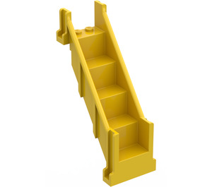 LEGO Gelb Treppe 4 x 6 x 7 1/3 Enclosed Gerade (4784)