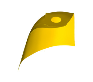 LEGO Yellow Standard Cape with Regular Starched Texture (20458 / 50231)
