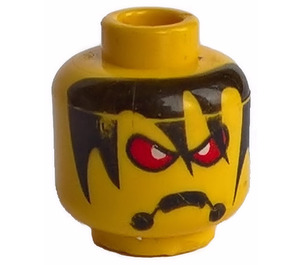 LEGO Yellow Stingray 1 Head (Safety Stud) (3626)