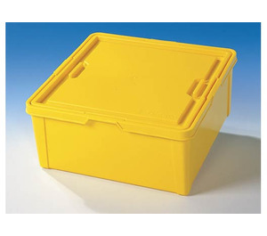 LEGO Jaune Storage Boîte avec Couvercle 9920