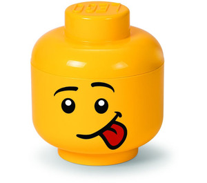 LEGO Gelb Storage Kopf Klein (Silly) (5006161)