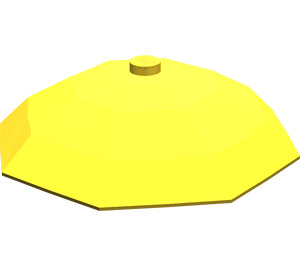 LEGO Yellow Sunshade / Umbrella Top Part 6 x 6 (4094 / 58572)