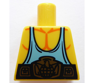 LEGO Yellow Super Wrestler Torso without Arms (973)