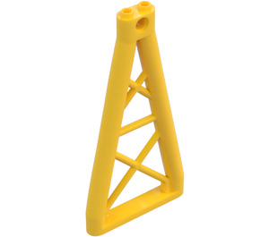 LEGO Yellow Support 1 x 6 x 10 Girder Triangular (64449)