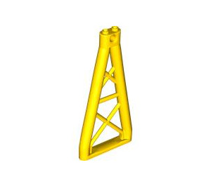 LEGO Yellow Support 1 x 6 x 10 Girder Triangular (64449)