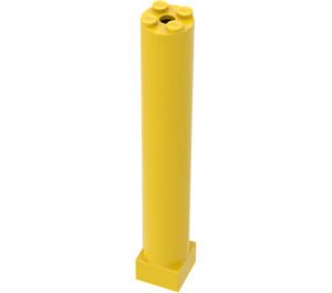 LEGO Yellow Support 2 x 2 x 11 Solid Pillar Base (6168 / 75347)