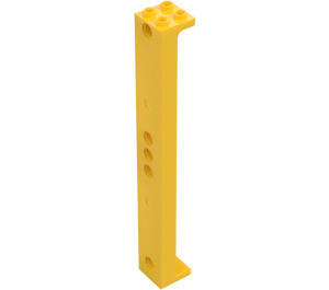 LEGO Amarillo Support 2 x 2 x 13 con 5 Pegholes (91176)