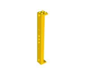 LEGO Yellow Support 2 x 2 x 13 with 5 Pegholes (91176)