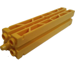 LEGO Geel Support 2 x 2 x 8 met groeven aan twee kanten (30646)