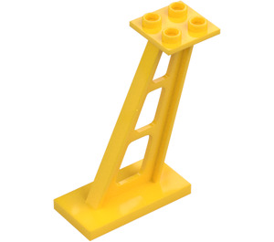 LEGO Yellow Support 2 x 4 x 5 Stanchion Inclined with Thick Supports (4476)