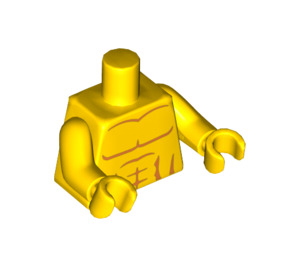 LEGO Yellow Surfer Torso (973 / 88585)