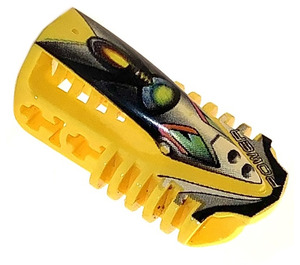 LEGO Gelb Technic Block Verbinder mit Curve mit 'RoboRider Power' (32310)