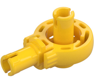 LEGO Yellow Technic Click Rotation Bushing with Two Pins (47455)