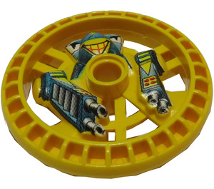 LEGO Gul Technic Disk 5 x 5 med Krabba (32359)