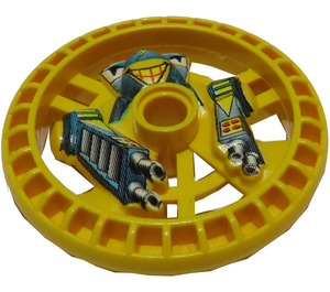 LEGO Jaune Technic Disk 5 x 5 avec Crabe (32359)