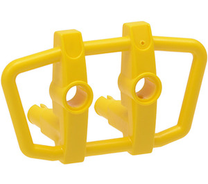 LEGO Yellow Technic Grill 6 x 4 x 3 with Two Pins and Two Pin Holes (30632)