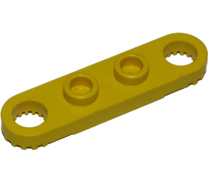 LEGO Yellow Technic Plate 1 x 4 with Holes (4263)