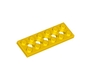 LEGO Yellow Technic Plate 2 x 6 with Holes (32001)