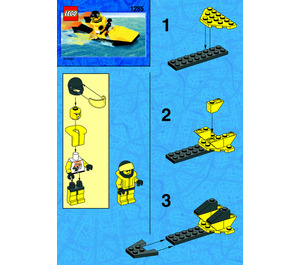 LEGO Geel Tijger 1285 Instructions