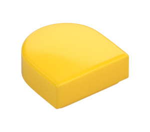 LEGO Yellow Tile 1 x 1 Half Oval (24246 / 35399)