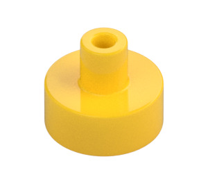 LEGO Geel Tegel 1 x 1 Rond met Hollow Staaf (20482 / 31561)