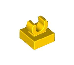 LEGO Yellow Tile 1 x 1 with Clip (Raised "C") (15712 / 44842)