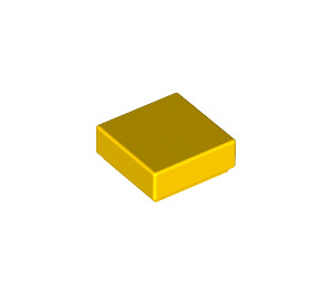 LEGO Geel Tegel 1 x 1 met groef (3070 / 30039)
