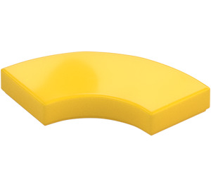 LEGO Yellow Tile 2 x 2 Curved Corner (27925)