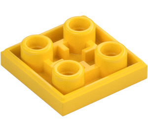 LEGO Yellow Tile 2 x 2 Inverted (11203)