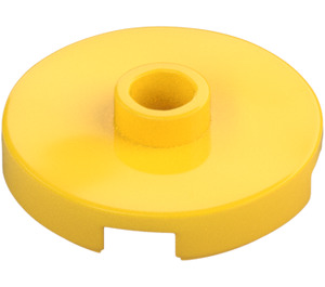 LEGO Yellow Tile 2 x 2 Round with Stud (18674)