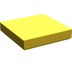LEGO Yellow Tile 2 x 2 (Undetermined Groove - To be deleted)