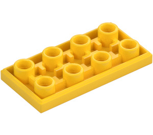 LEGO Amarillo Plana 2 x 4 Invertido (3395)