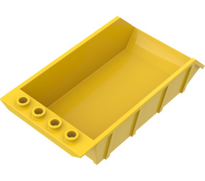 LEGO Yellow Tipper Bucket 4 x 6 with Hollow Studs (4080)