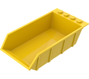 LEGO Yellow Tipper Bucket 4 x 6 with Solid Studs (15455)