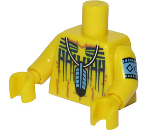 LEGO Gelb Tomahawk Warrior Torso (973 / 88585)